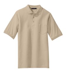 Image of Port Authority Silk Touch Polo with Pocket. K500P