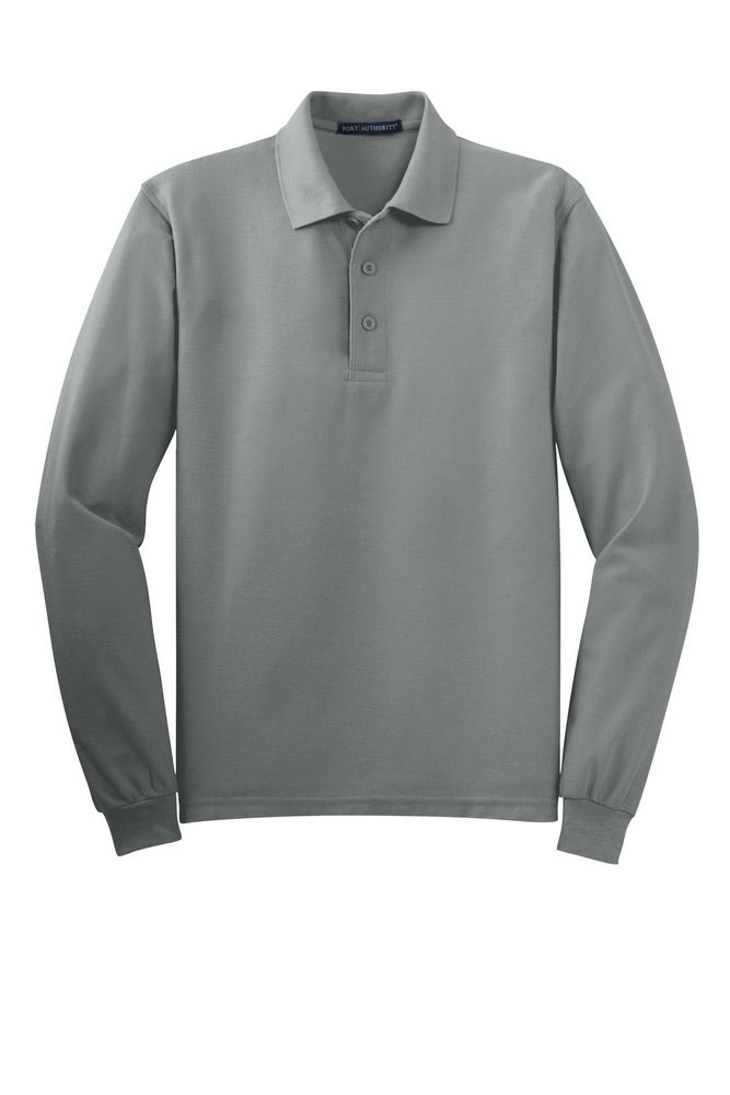 Port Authority Tall Silk Touch Long Sleeve Polo. TLK500LS primary image