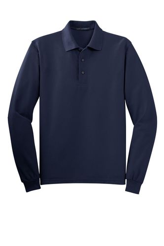 Port Authority Tall Silk Touch Long Sleeve Polo. TLK500LS image thumbnail