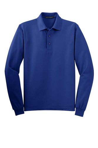 Port Authority Tall Silk Touch Long Sleeve Polo. TLK500LS image thumbnail
