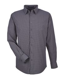 Image of CrownLux Performance™ Men's Tonal Mini Check Shirt