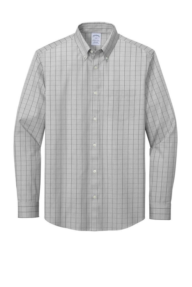 Brooks Brothers Wrinkle-Free Stretch Patterned Shirt BB18008 primary image