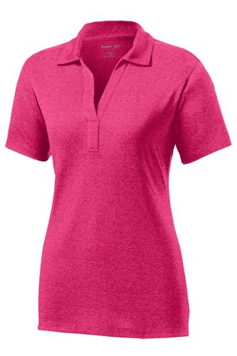 Sport-Tek Ladies Heather Contender Polo. LST660 image thumbnail