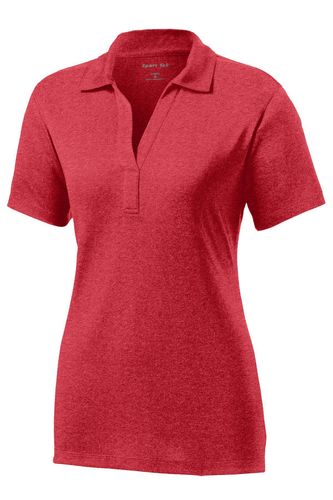 Sport-Tek Ladies Heather Contender Polo. LST660 image thumbnail