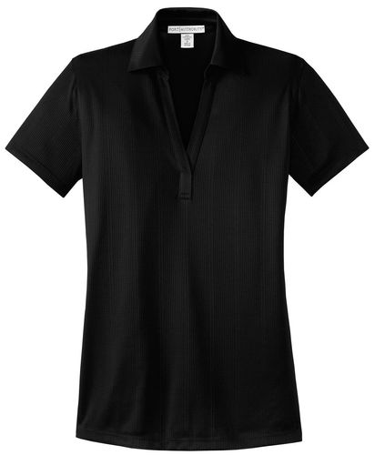 Port Authority Ladies Performance Fine Jacquard Polo. L528 image thumbnail