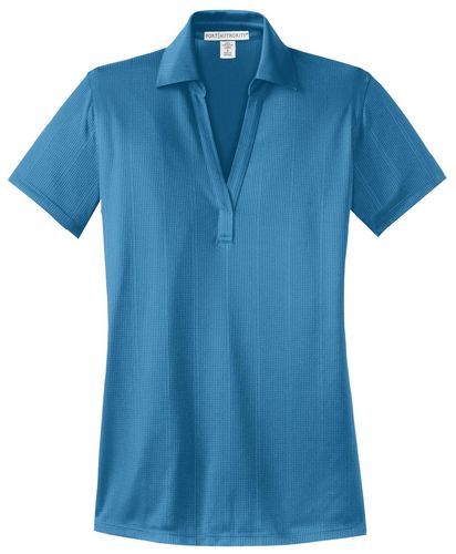Port Authority Ladies Performance Fine Jacquard Polo. L528 image thumbnail