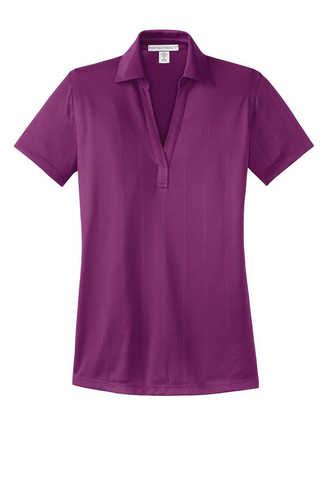 Port Authority Ladies Performance Fine Jacquard Polo. L528 primary image