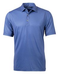 Image of Cutter & Buck Pike Banner Print Stretch Mens Polo