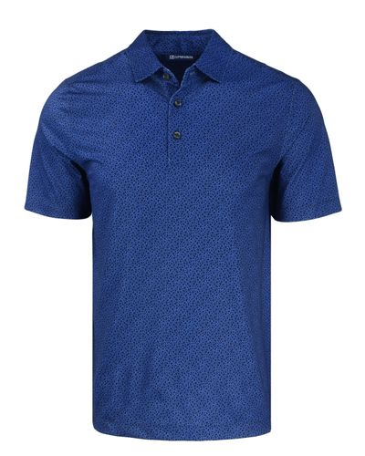 Cutter & Buck Pike Eco Pebble Print Stretch Recycled Mens Polo image thumbnail