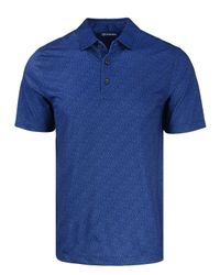 Image of Cutter & Buck Pike Eco Pebble Print Stretch Recycled Mens Polo