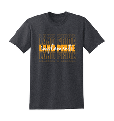 Image of Land Pride Stacked Text Tee