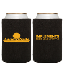 Image of Land Pride Gold Imprint Collapsible Coozies (10 Pack)