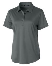 Image of Cutter & Buck Prospect Eco Textured Stretch Recycled Womens Short Sleeve Polo