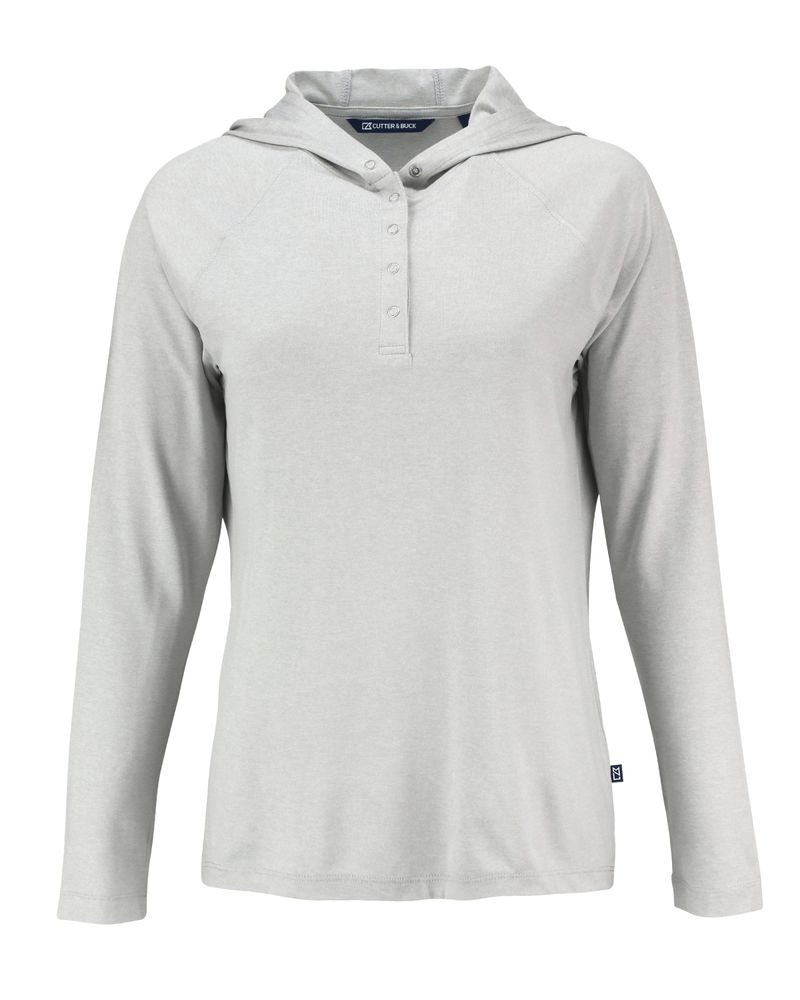 Cutter & Buck Coastline Epic Comfort Recycled Womens Hooded Shirt primary image