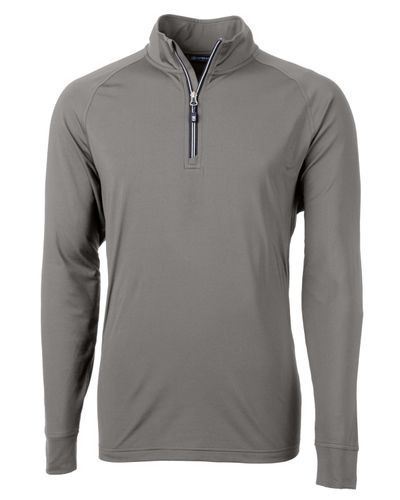 Cutter & Buck Adapt Eco Knit Stretch Recycled Mens Quarter Zip Pullover image thumbnail