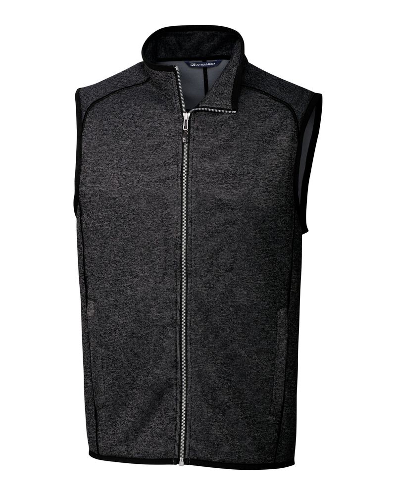 Cutter & Buck Mainsail Sweater-Knit Mens Full Zip Vest primary image