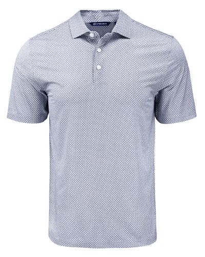Cutter & Buck Pike Eco Diamond Dot Print Recycled Mens Polo image thumbnail