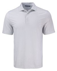 Image of Cutter & Buck Pike Eco Diamond Dot Print Recycled Mens Polo