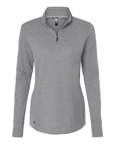 Women's 3-Stripes Quarter-Zip Sweater Pullover - A555 image thumbnail