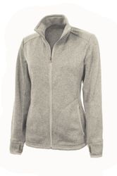 Image of Women's Heathered Fleece Jacket