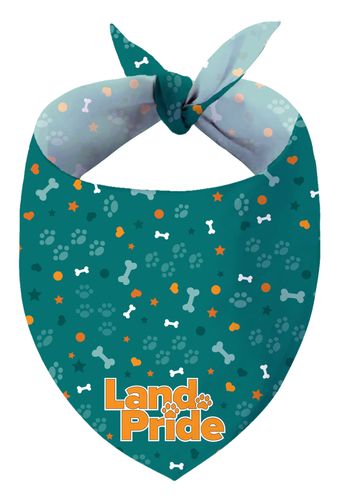 Land Pride Sublimated Triangle Pet Bandana image thumbnail