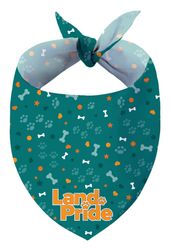 Image of Land Pride Sublimated Triangle Pet Bandana