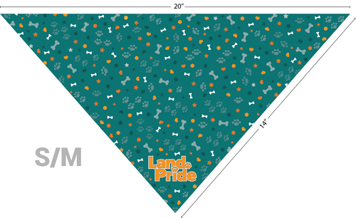 Land Pride Sublimated Triangle Pet Bandana image thumbnail