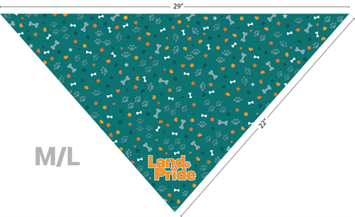 Land Pride Sublimated Triangle Pet Bandana image thumbnail