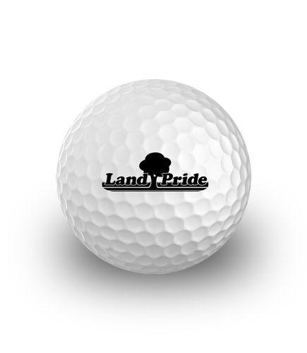 Land Pride Plastic Tube Set of Three Golf Balls  image thumbnail