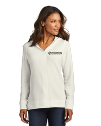 Image of SLA-Port Authority Women's Microterry Pullover Hoodie LK826 - Black