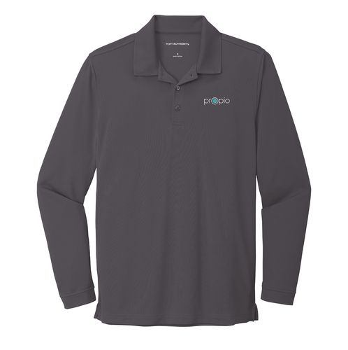 Port Authority Dry Zone UV Micro-Mesh Long Sleeve Polo image thumbnail