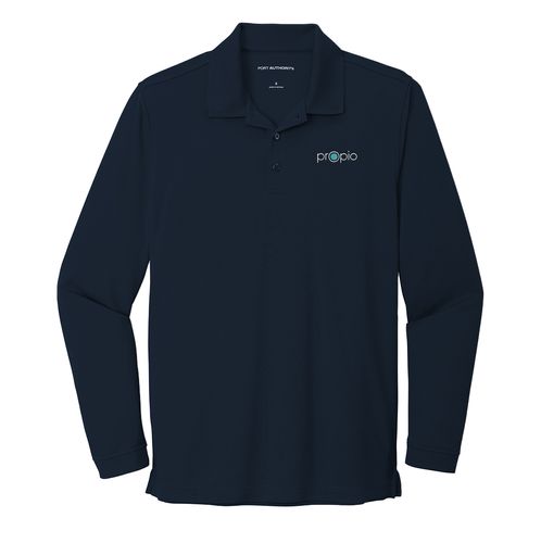 Port Authority Dry Zone UV Micro-Mesh Long Sleeve Polo image thumbnail
