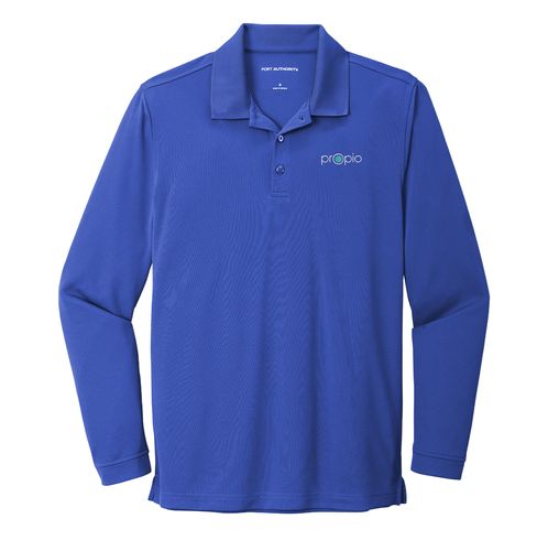 Port Authority Dry Zone UV Micro-Mesh Long Sleeve Polo image thumbnail