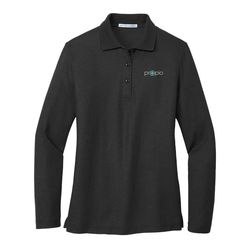 Image of Port Authority Women's Silk Touch Long Sleeve Polo