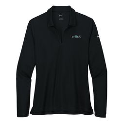 Image of Nike Women's Dri-FIT Mircro Pique 2.0 Long Sleeve Polo