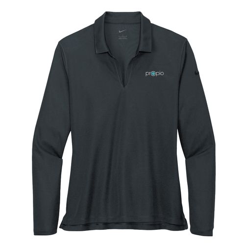 Nike Women's Dri-FIT Mircro Pique 2.0 Long Sleeve Polo image thumbnail
