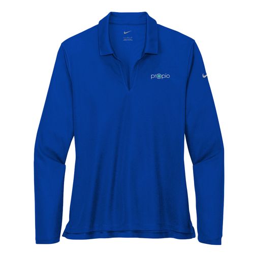 Nike Women's Dri-FIT Mircro Pique 2.0 Long Sleeve Polo image thumbnail