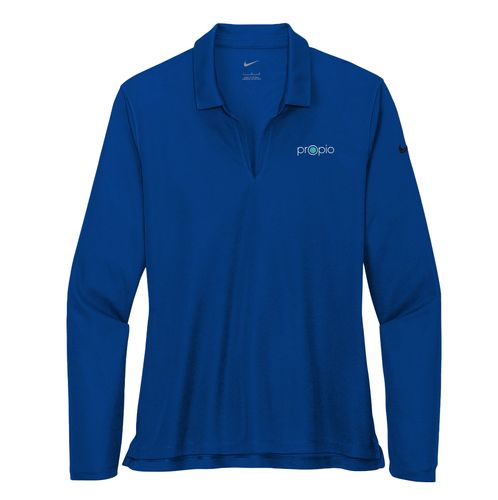 Nike Women's Dri-FIT Mircro Pique 2.0 Long Sleeve Polo image thumbnail