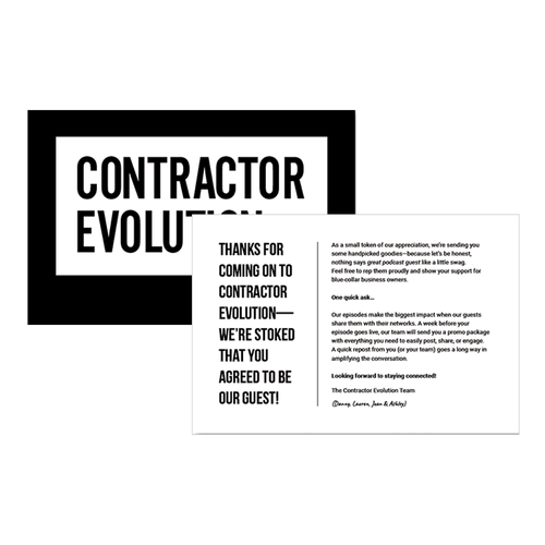 Contractor Evolutions Guest Kits image thumbnail