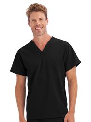 Image of Jockey - Unisex 1-Pocket V-Neck Top