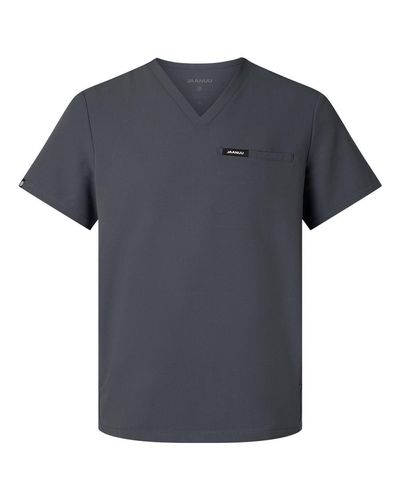 Jaanuu Platt 3-Pocket Scrub V-Neck Top image thumbnail