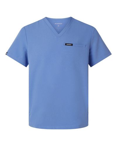Jaanuu Platt 3-Pocket Scrub V-Neck Top image thumbnail