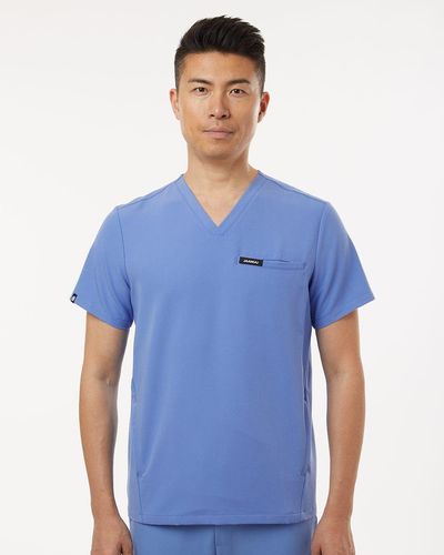Jaanuu Platt 3-Pocket Scrub V-Neck Top image thumbnail