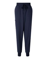 Image of Jaanuu Women's Silex Knit-Waist Scrub Joggers - Petite Sizes 