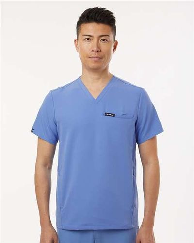 Jaanuu Platt 3-Pocket Scrub V-Neck Top image thumbnail