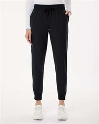 Image of Jaanuu Women's Silex Knit-Waist Scrub Joggers 