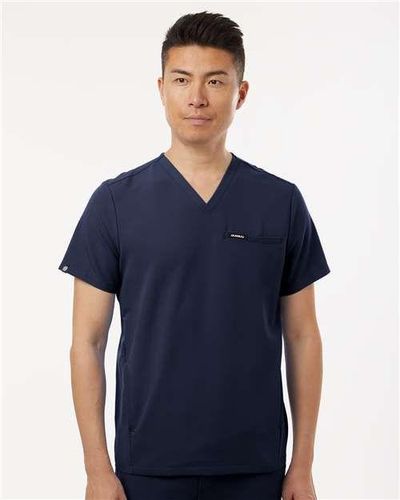 Jaanuu Platt 3-Pocket Scrub V-Neck Top image thumbnail