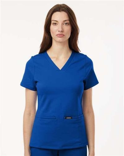 Jaanuu Women's Cesi Ultrasoft Scrub V-Neck Top  image thumbnail