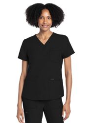 Image of Cherokee  Women's 3-Pocket V-Neck Top