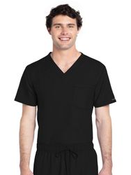 Image of Cherokee Unisex 1-Pocket V-Neck Top